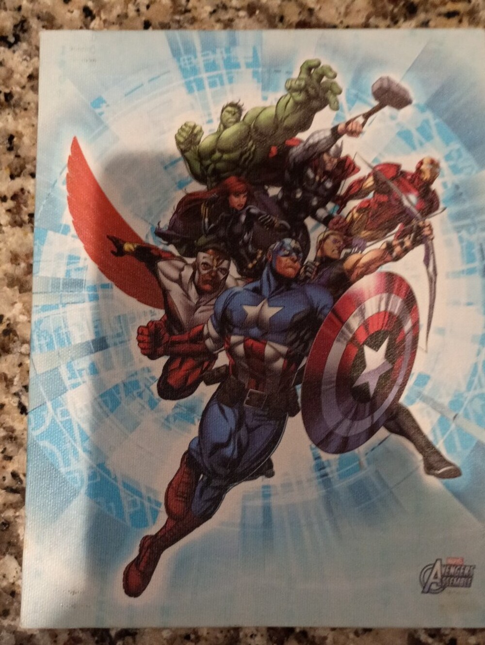 Marvel Avengers Graphic Panel - Captain America & Team